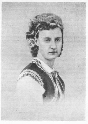 О. В. Белинская (в замужестве Бензи) - дочь критика. Фот. конца 1860-х - нач. 1870-х гг.