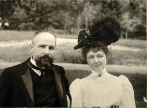 П.А. Столыпин. Министр внутренних дел, в 1906 г., с супругой