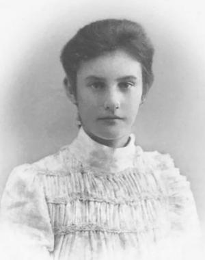 Актриса О. Н. Высотская, мать младшего сына поэта, в период знакомства с Н. С. Гумилевым.