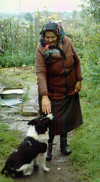 Анна Андреевня Шутяева, село Козлово, 1977 г.